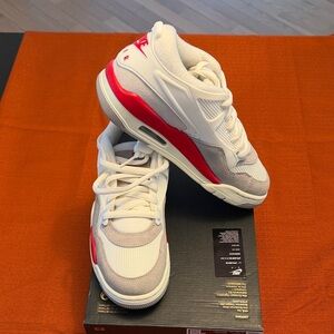 Air Jordan 4 RM (GS) fire red/college grey. Size Boys 6Y